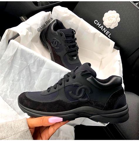 chanel sneakers 2018 black|Chanel sneakers cost.